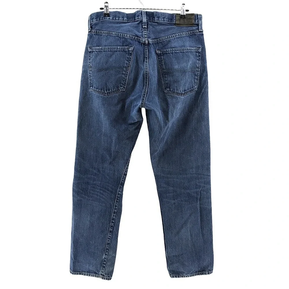 POLO RALPH‎ LAUREN Cortlandt Straight Leg Jeans • Men's 33 x 32 • blue denim